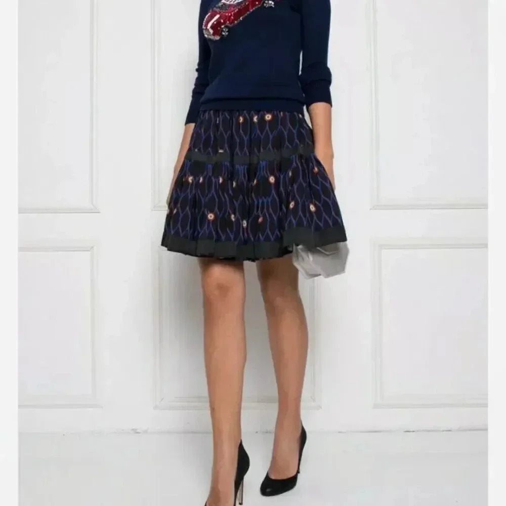 𝅺KENZO ×H&M 100% silk cute skirt size 2 NWOT - Picture 7 of 7